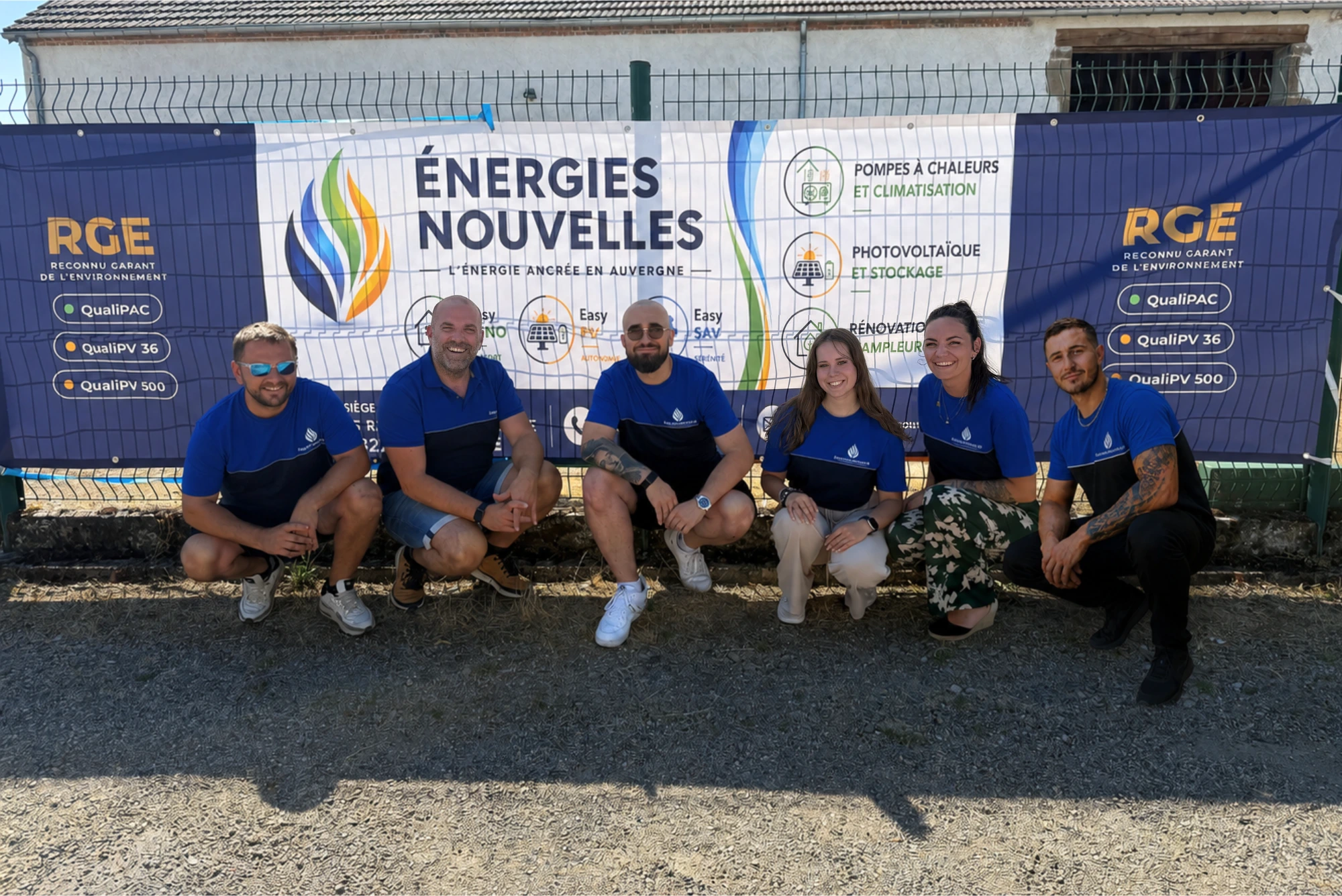 Équipe Énergies Nouvelles, installateur local en Auvergne (Allier, Puy-de-Dôme, Loire)